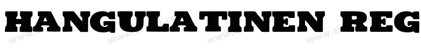 HangulatinEN Regular字体转换